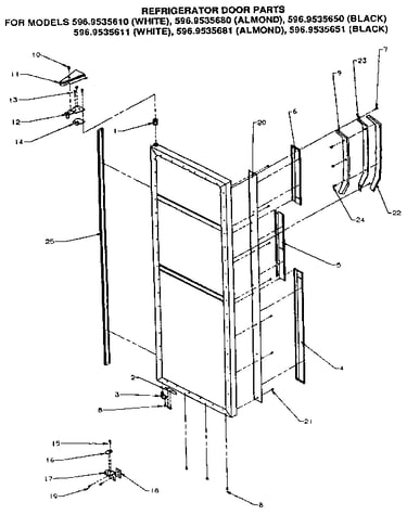 Refrigerator door