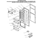 Kenmore 5969535611 refrigerator door diagram