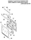 Lower door section