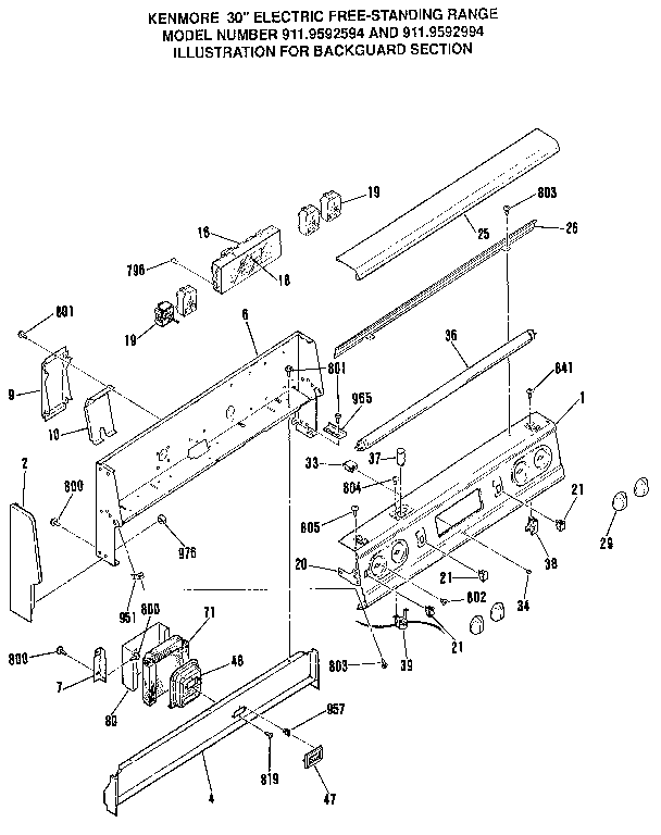 BACKGUARD SECTION