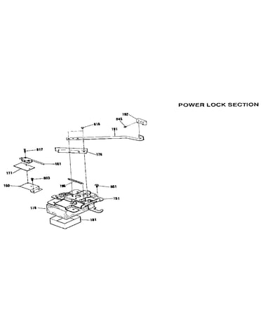 Power lock section