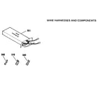 Kenmore 9119313190 wire harnesses and components diagram