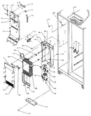 Freezer evaporator and air handling