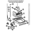 Amana SX22N-P1162703W icemaker add on diagram