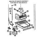 Amana SX25N-P1162704W ice maker assembly diagram