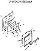Oven door assembly