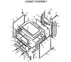Amana RMS363UW, UL-P1142380NW,L cabinet assembly diagram