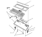 Smith Corona PWP4600 (5HEG) keyboard jackets & pc board diagram