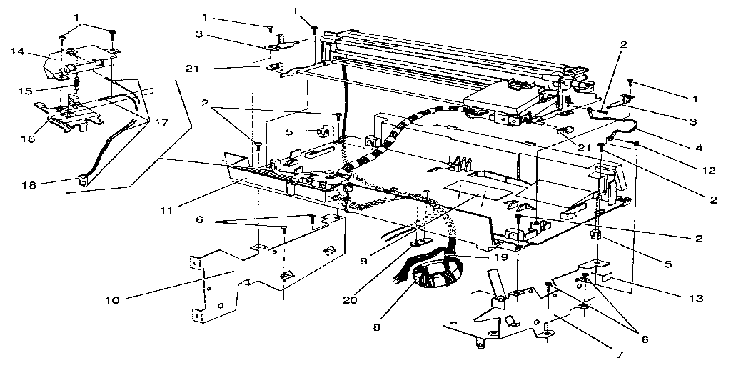 Carrier support & side frames