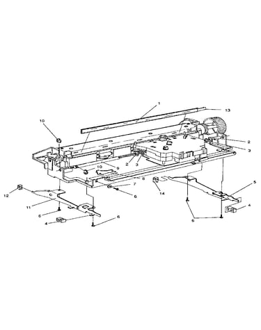 Frames, platen, and rail