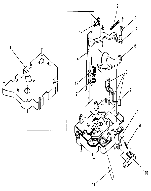 CARRIER TOP, PRINT HEAD, AND RIBBON SENSOR