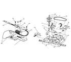 Smith Corona PWP5400 (5HEI) carrier drive, ribbon drive, and carrier pc board diagram