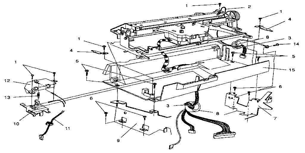 CARRIER SUPPORT & SIDE FRAMES