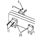 Sears 51270648 top bar bracket diagram