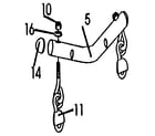 Sears 51270642 support tube diagram