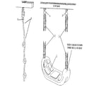 Sears 72002 swing and rope assembly diagram