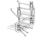 Sears 72006 adult lawn swing chain assembly diagram