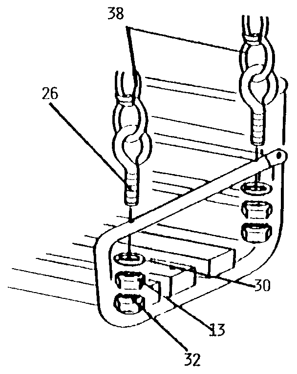 Adult lawn swing chain assembly