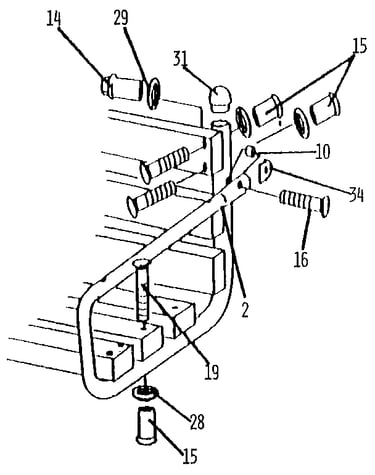 Adult lawn swing arm assembly