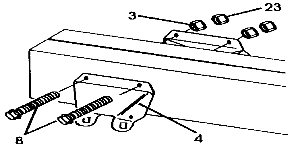 Top bar bracket assembly