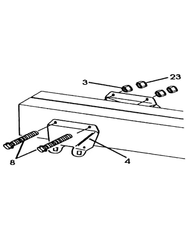 Top bar bracket assembly