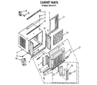 Kenmore 1069731271 cabinet diagram