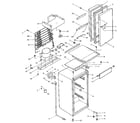 Kenmore 5649933640 cabinet parts diagram