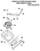 Door lock section