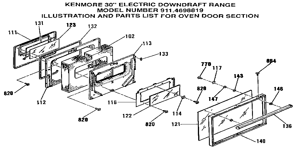 OVEN DOOR