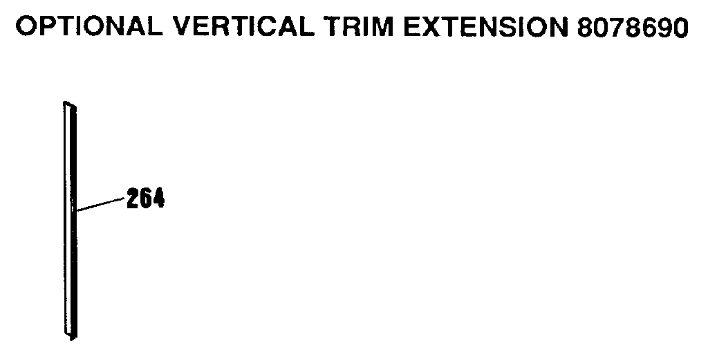 OPTIONAL VERTICAL TRIM