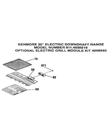 Optional grill module