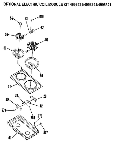 Optional electric coil module