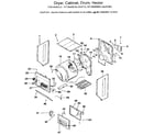 Kenmore 41799395800 drum and heater diagram