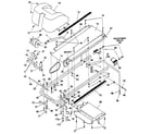 DP 21-3900A motor and walking belt assembly diagram
