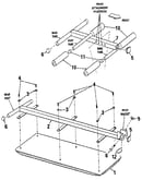 Folding slant board assembly