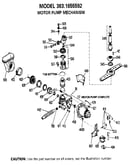 Motor pump mechanism