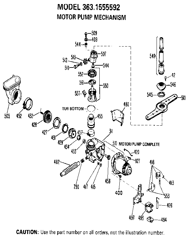 Pump and motor