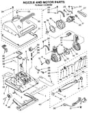 Nozzle and motor assembly