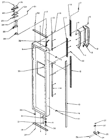 Freezer door handles and accessories