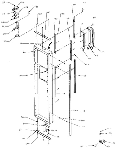 Freezer door handles and accessories