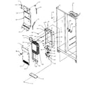 Amana SXDE27NP-P1162207W evaporator and air handling diagram