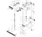 Amana SZDE27N-P1162202W refrigerator/freezer controls and cabinet parts diagram