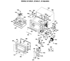 GE JE1455L01 microwave parts diagram