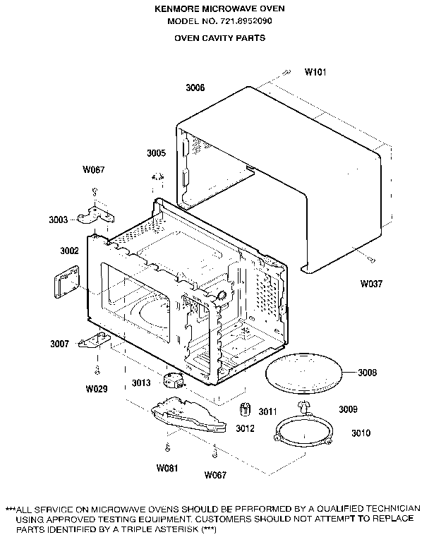 MICROWAVE PARTS