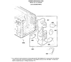 Kenmore 7218952090 latch board parts diagram