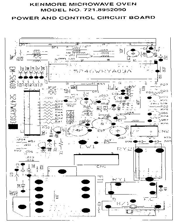 POWER AND CONTROL CIRCUIT BOARD