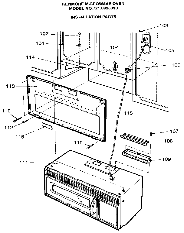 Installation parts