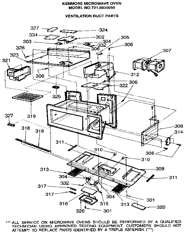 Ventilation duct parts