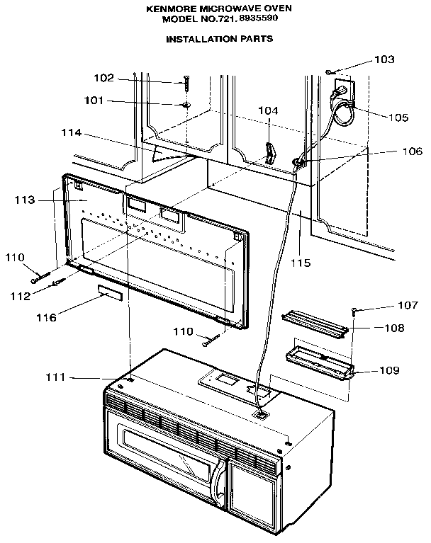 Installation parts