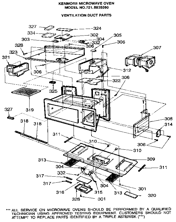 Ventilation duct parts
